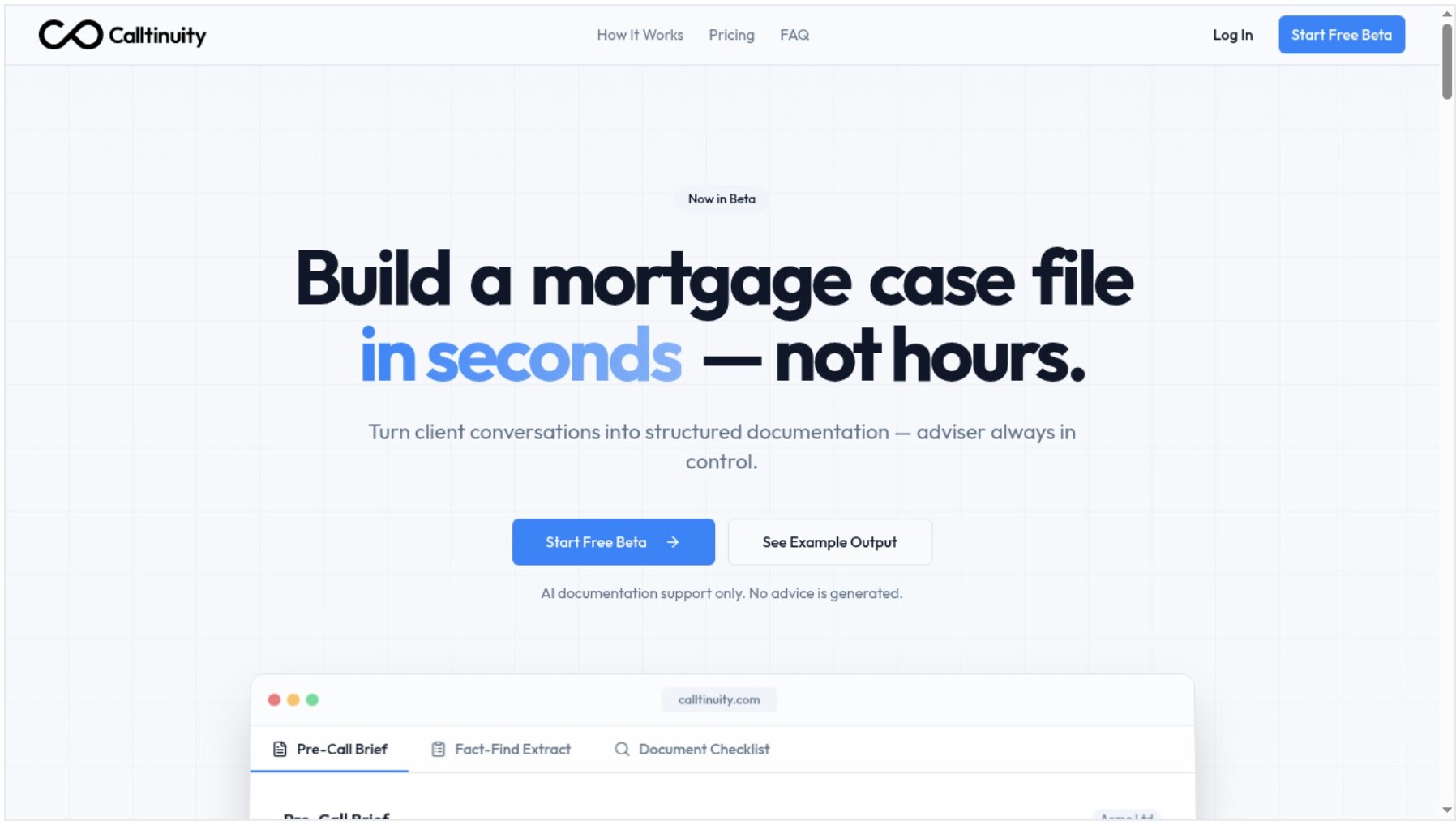 Calltinuity — Vertical SaaS · Workflow & compliance