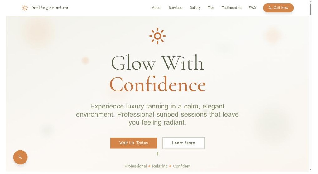 Dorking Solarium — Local service business · Beauty & wellness